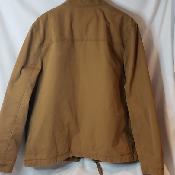 𝅺AMERICAN Eagle Outerwear  Men's XL Brown 100% Cotton Brown Sherpa - Picture 7 of 16